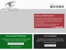 Tablet Screenshot of irisexecutives.com